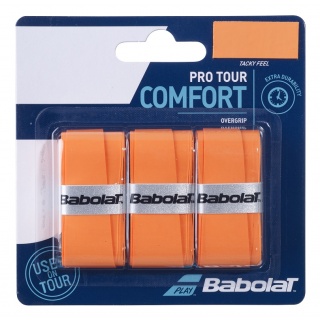 Babolat Overgrip Pro Tour (Komfort) 0.6mm orange 3er